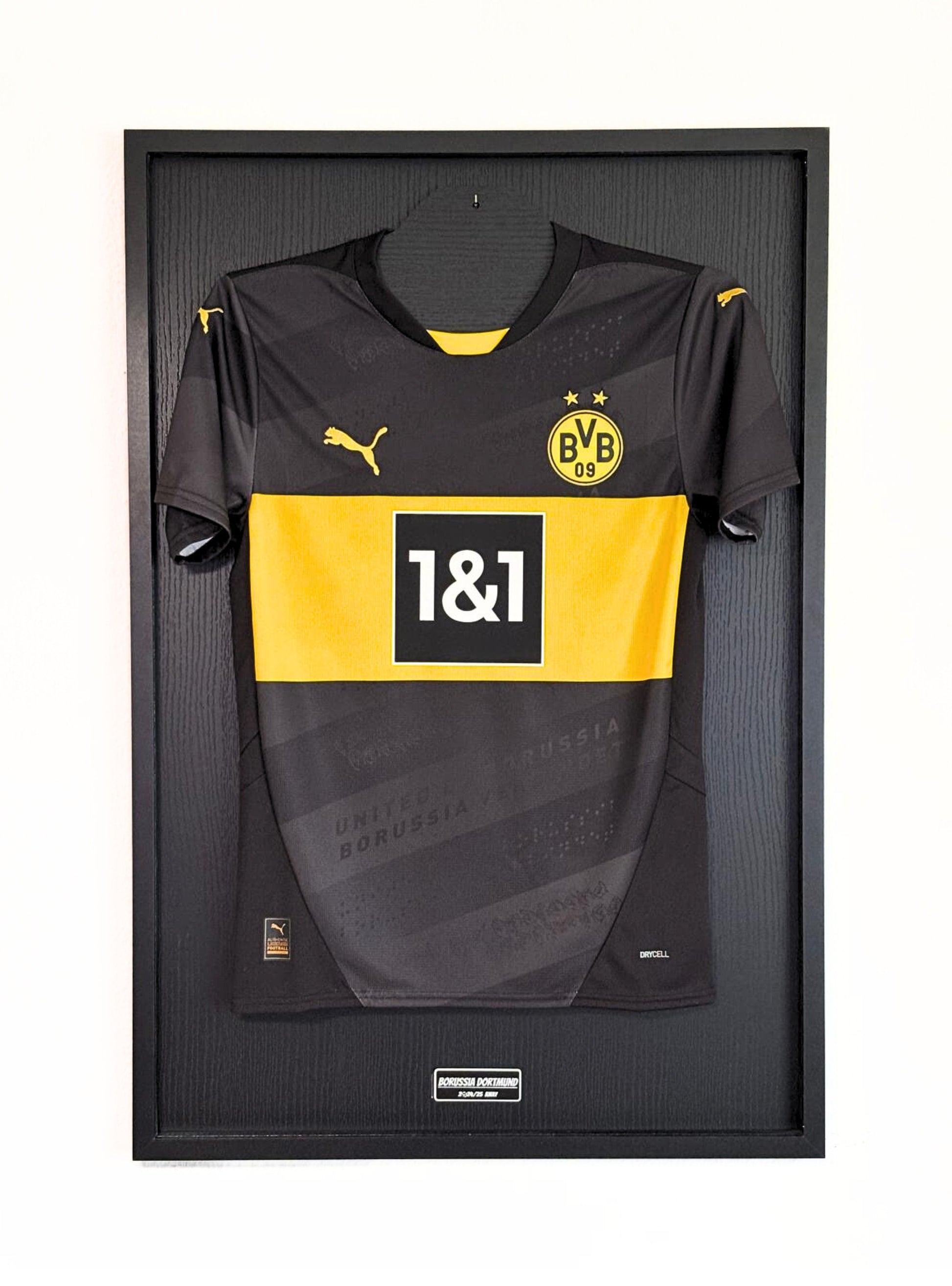 HIP MY WALL Fußball-Rahmen | Borussia Dortmund Auswärtstrikot