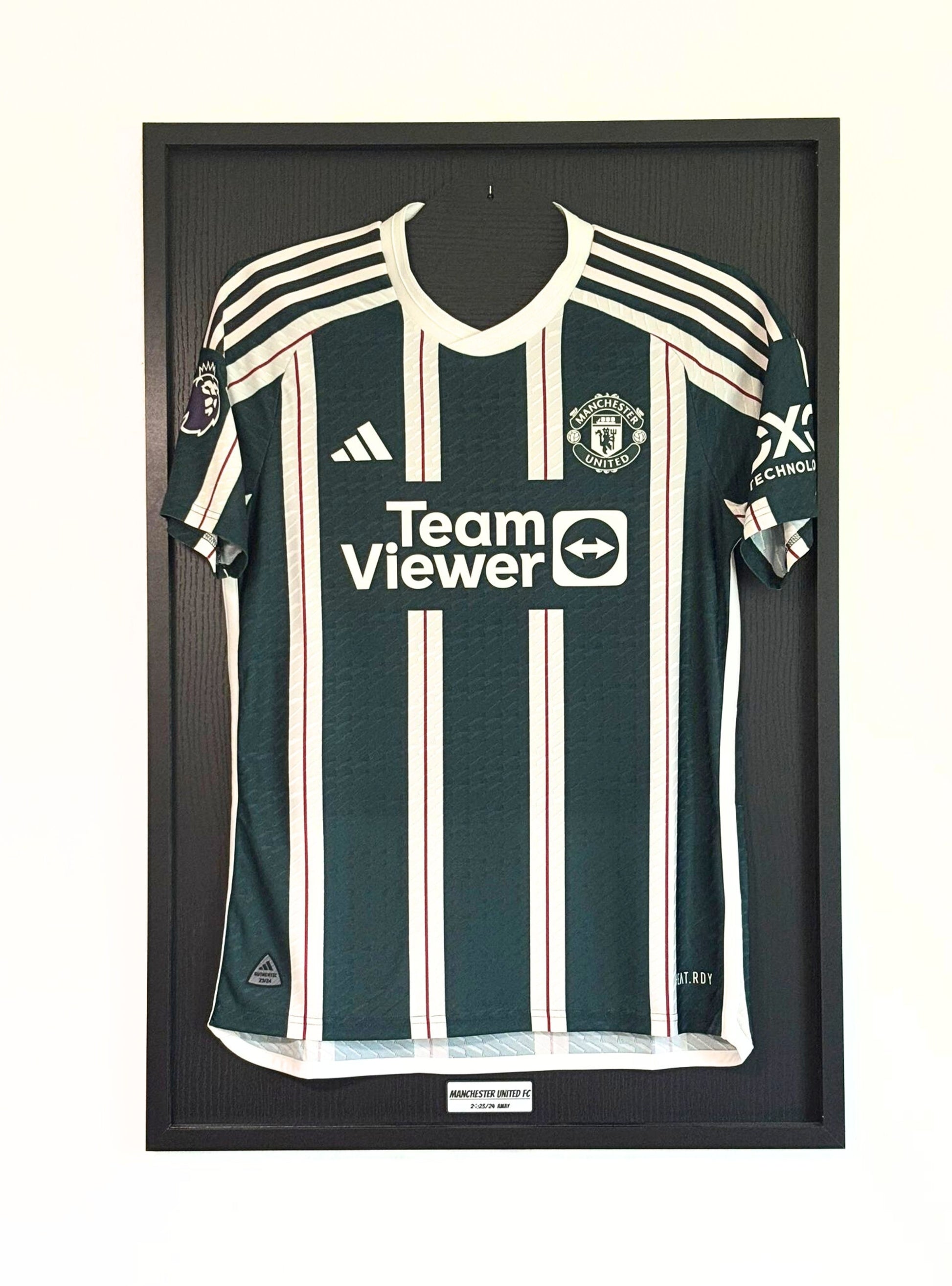 HIP MY WALL Fußball-Rahmen | Manchester United Away Trikot 2023/24 – Authentic