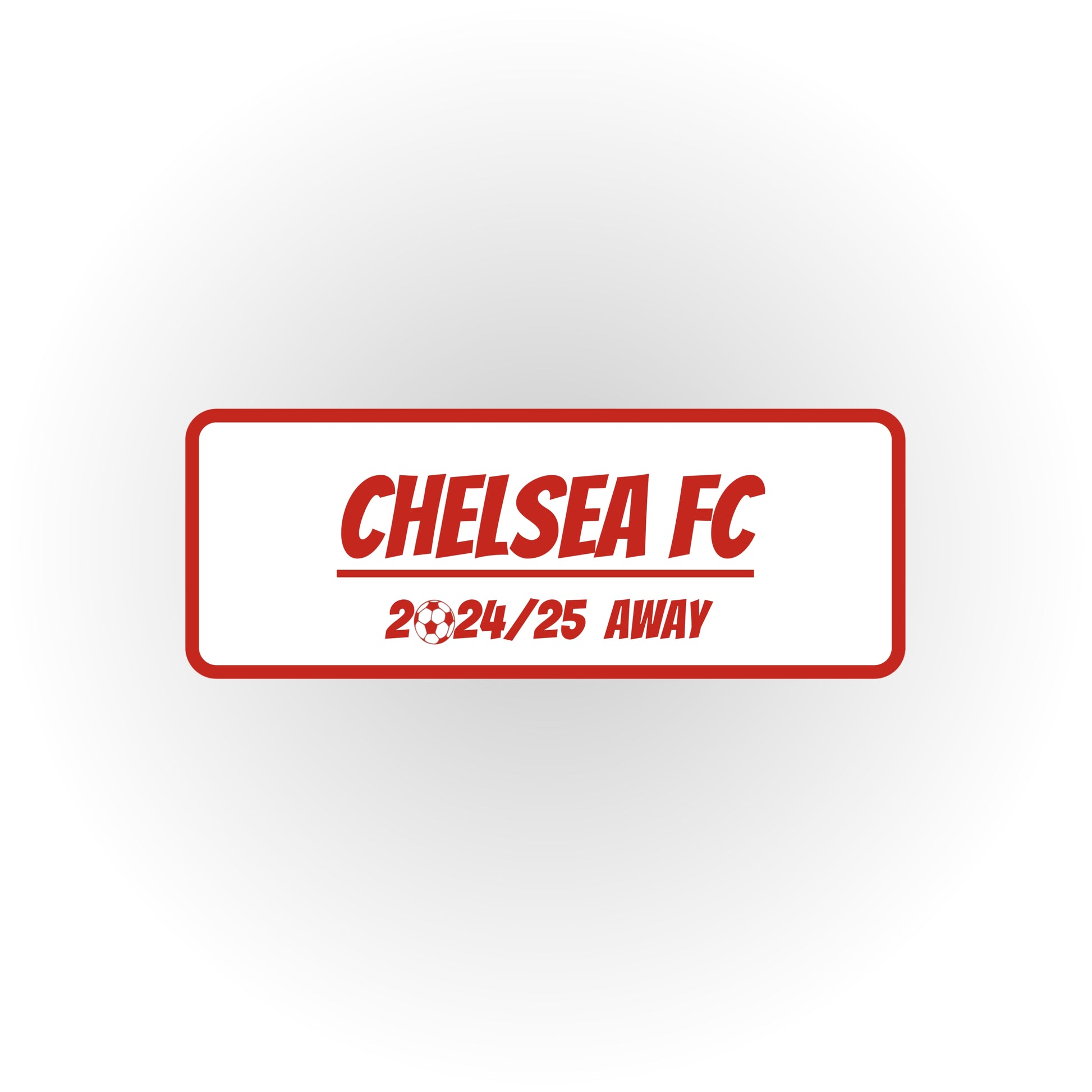 HIP MY WALL Fußball-Rahmen | Chelsea FC Auswärtstrikot