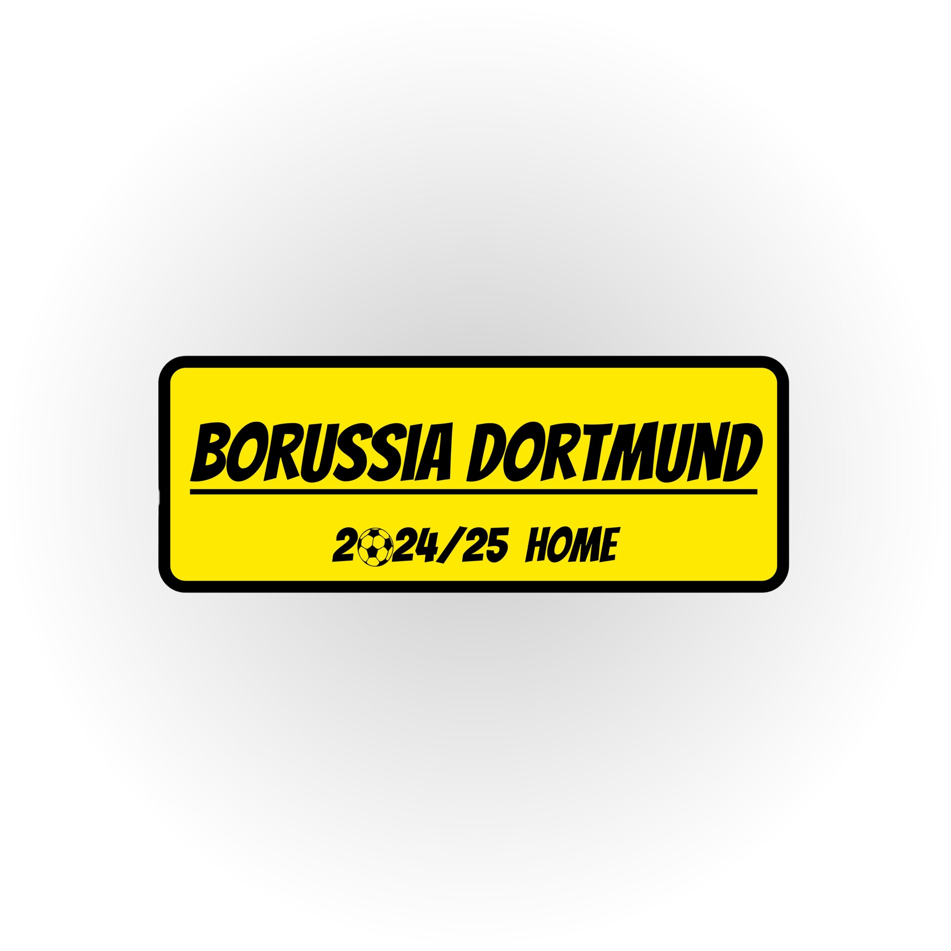 HIP MY WALL Fußball-Rahmen | Borussia Dortmund Heimtrikot