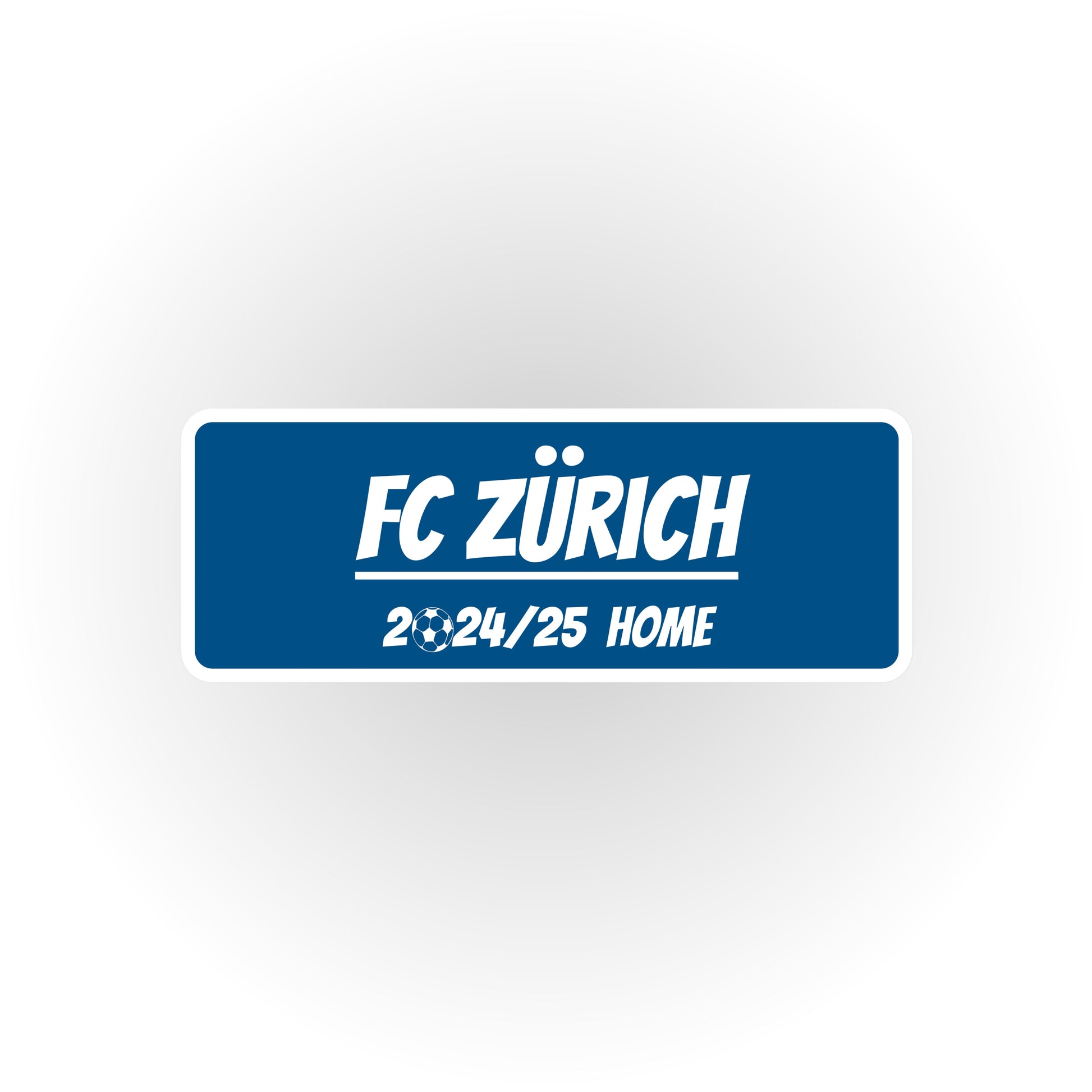 HIP MY WALL Fußball-Rahmen | FC Zürich Heimtrikot