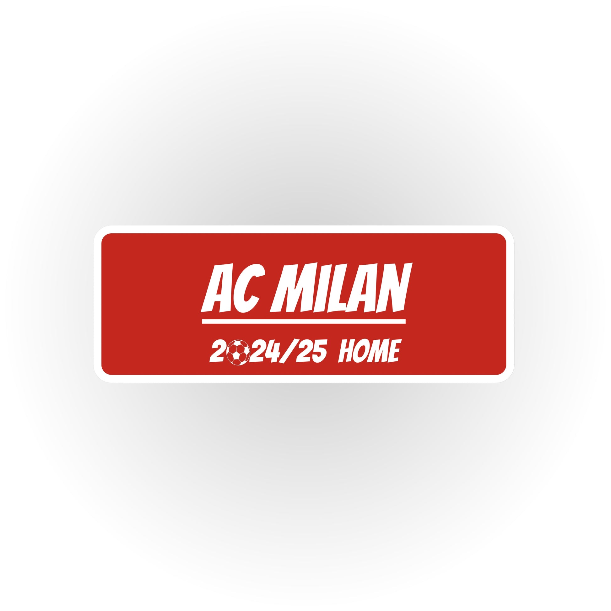 HIP MY WALL Fußball-Rahmen | AC Milan Authentic Heimtrikot