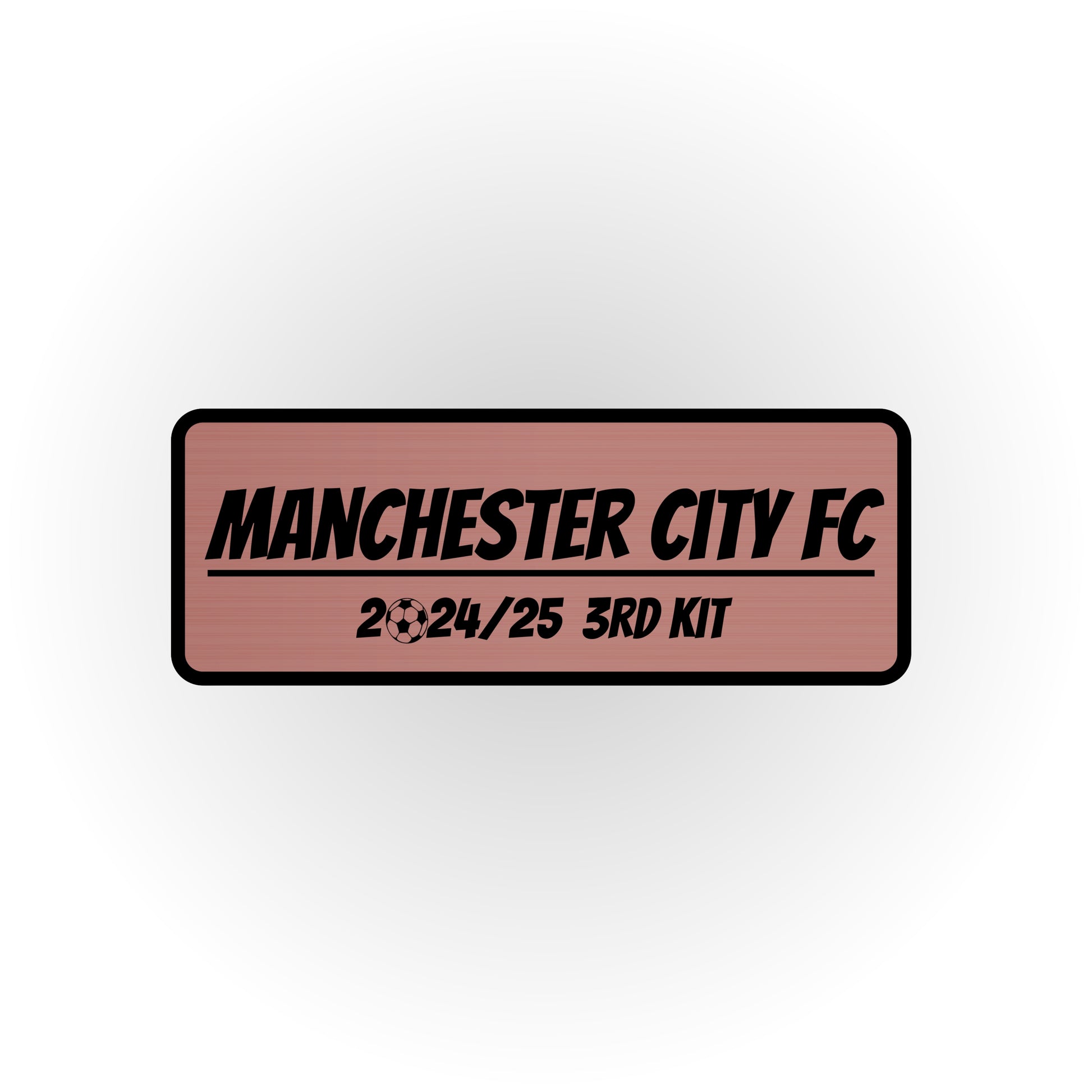 HIP MY WALL Fußball-Rahmen | Manchester City 3rd Trikot 2024/25