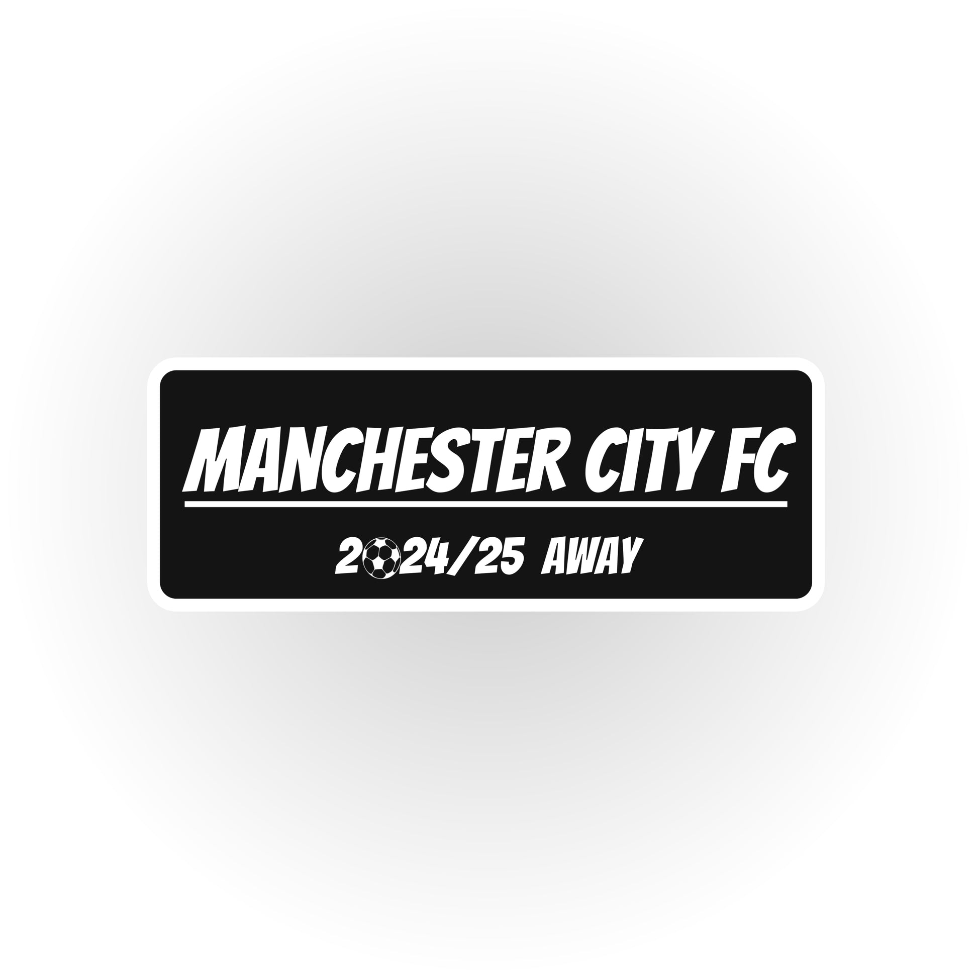 HIP MY WALL Fußball-Rahmen | Manchester City Auswärtstrikot 2024/25