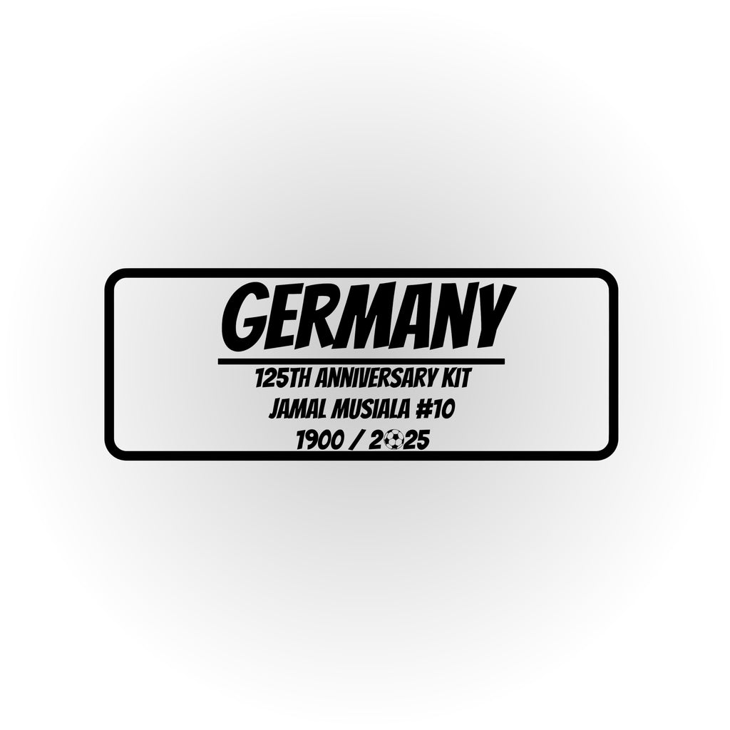 HIP MY WALL Fußball-Rahmen | Deutschland Heimtrikot 2024 – Langarm
