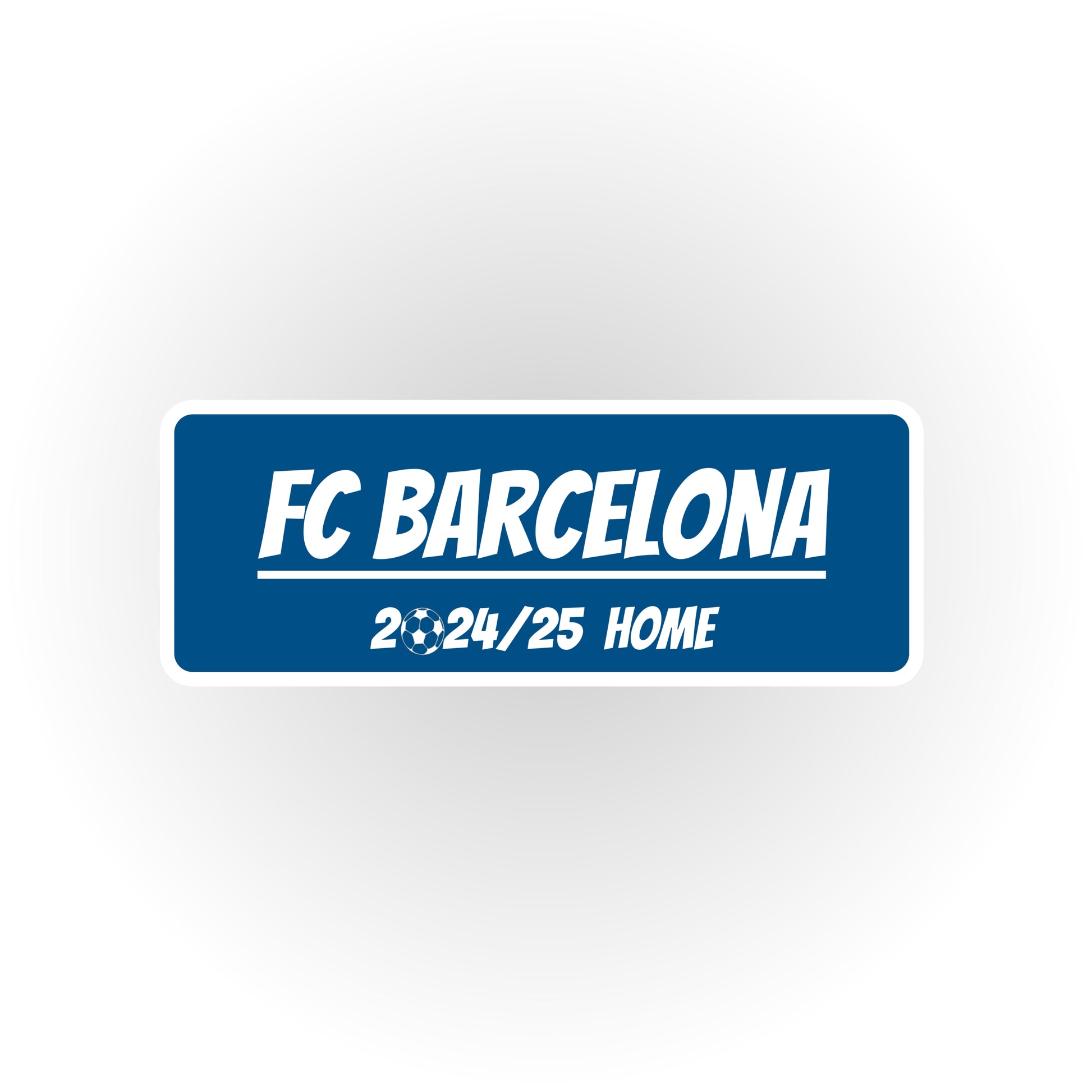 HIP MY WALL Fußball-Rahmen | FC Barcelona Home Trikot 2024/25