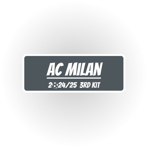 HIP MY WALL Fußball-Rahmen | AC Milan Auswärtstrikot 2024/25 - Authentic