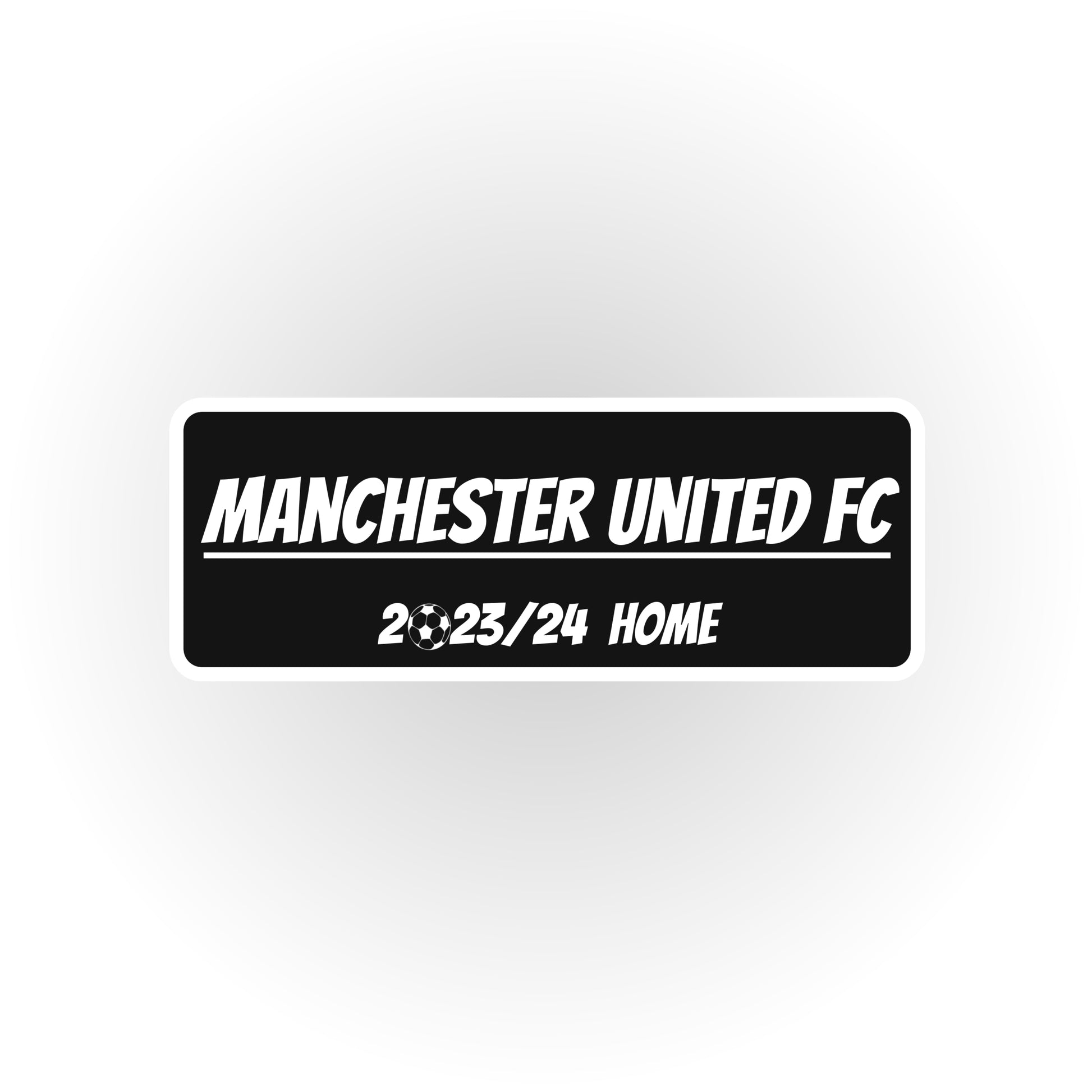 HIP MY WALL Fußball-Rahmen | Manchester United Home Trikot 2023/24