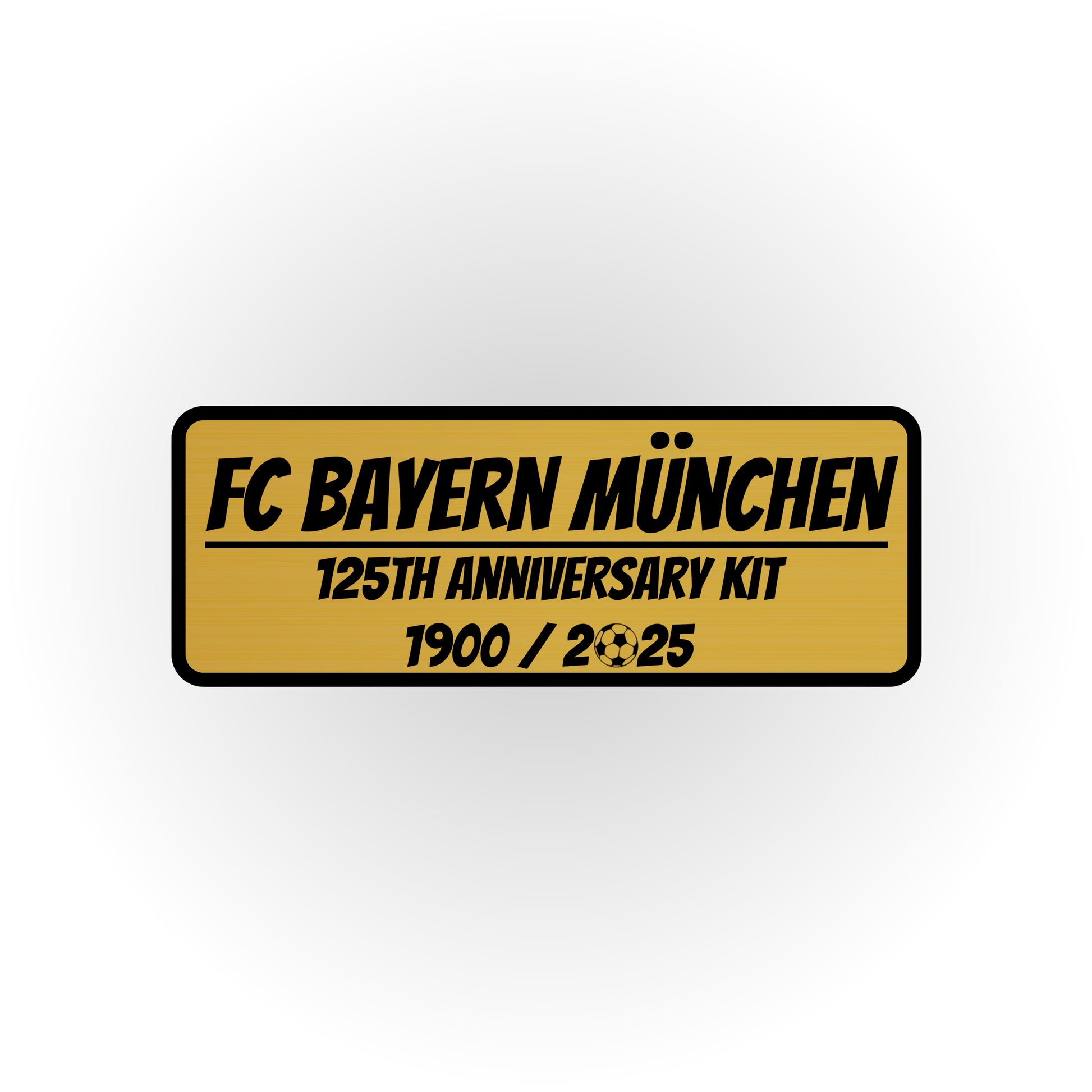 HIP MY WALL Fußball-Rahmen | FC Bayern München 125th Anniversary Kit 1900/2025