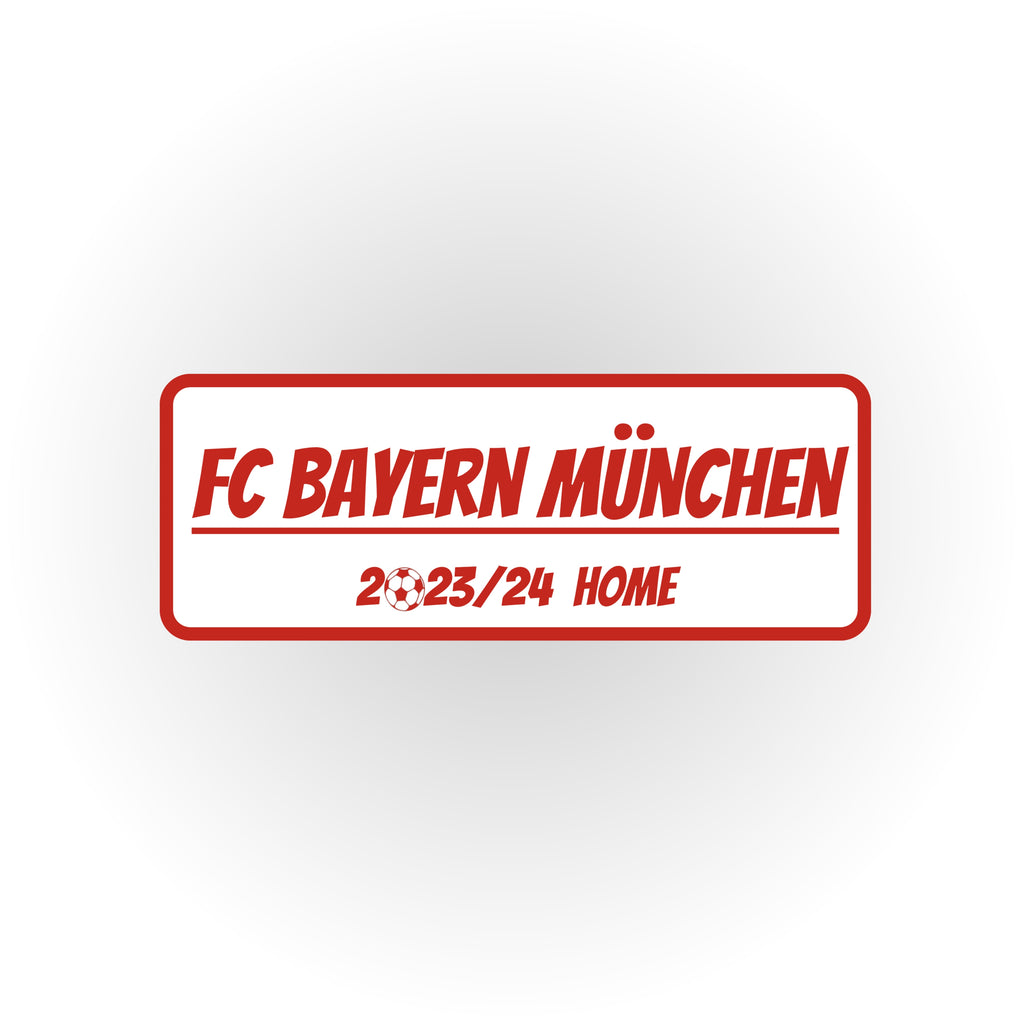 HIP MY WALL Fußball-Rahmen | FC Bayern München Home Trikot 2023/24