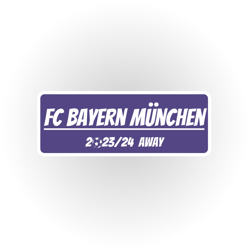 HIP MY WALL Fußball-Rahmen | FC Bayern München Away Trikot 2023/24