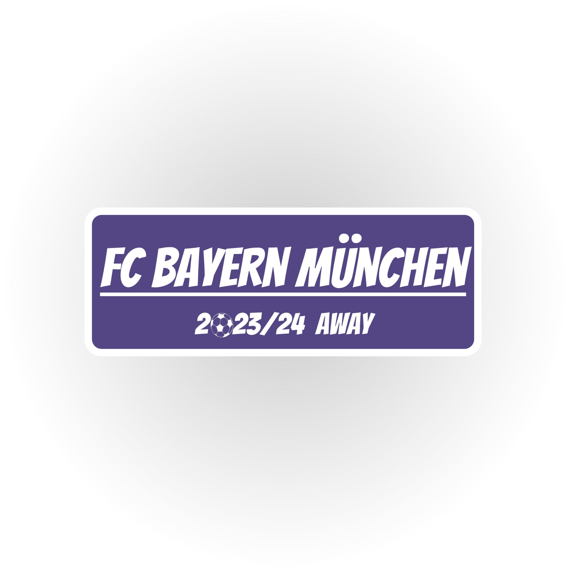 HIP MY WALL Fußball-Rahmen | FC Bayern München Away Trikot 2023/24