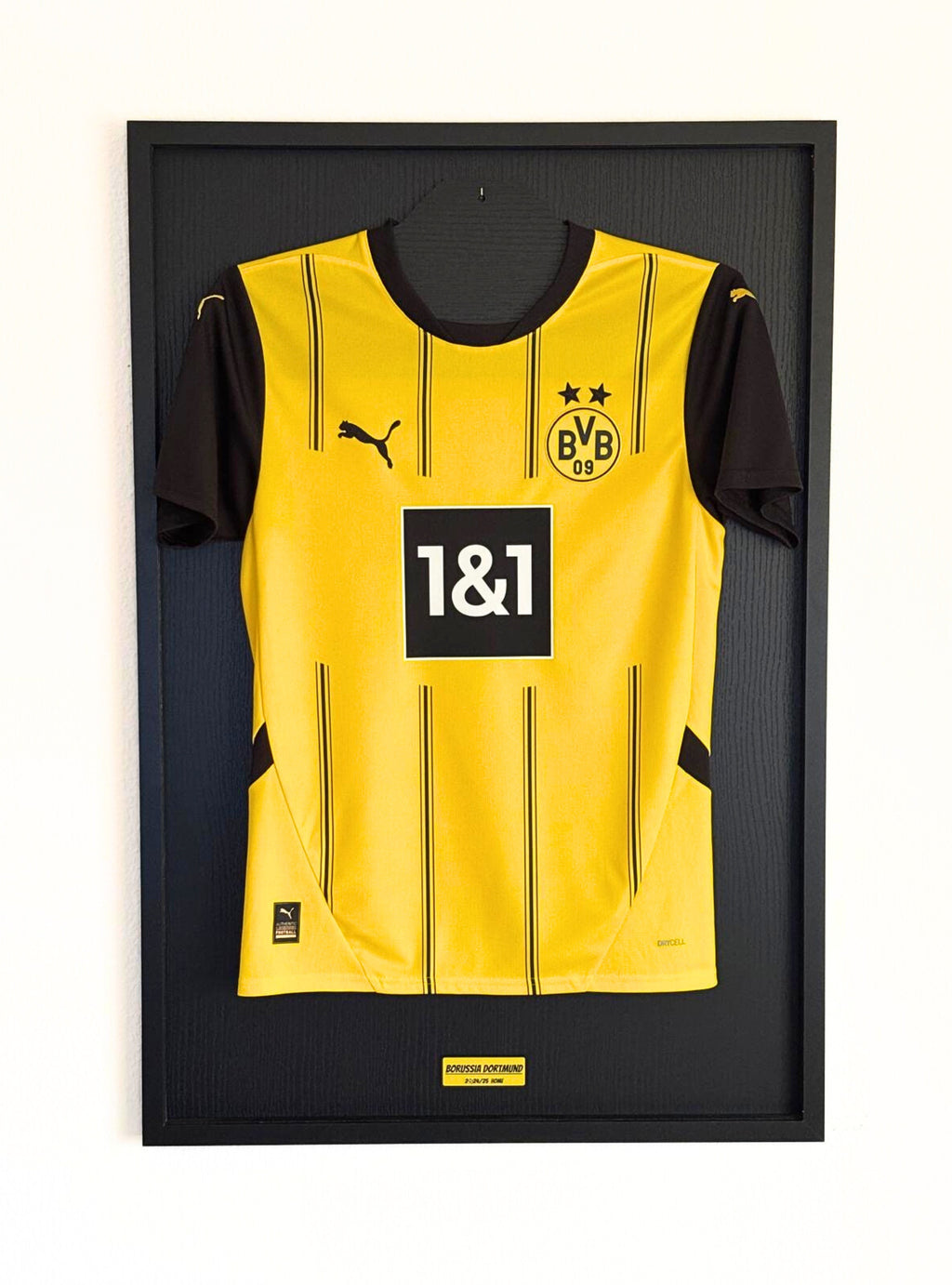 HIP MY WALL Fußball-Rahmen | Borussia Dortmund Heimtrikot
