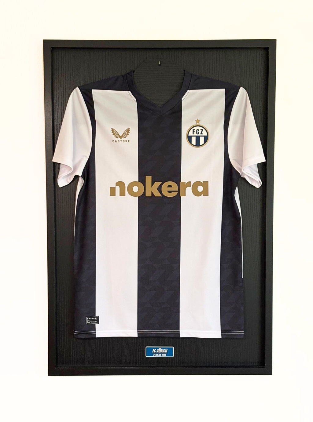 HIP MY WALL Fußball-Rahmen | FC Zürich Heimtrikot