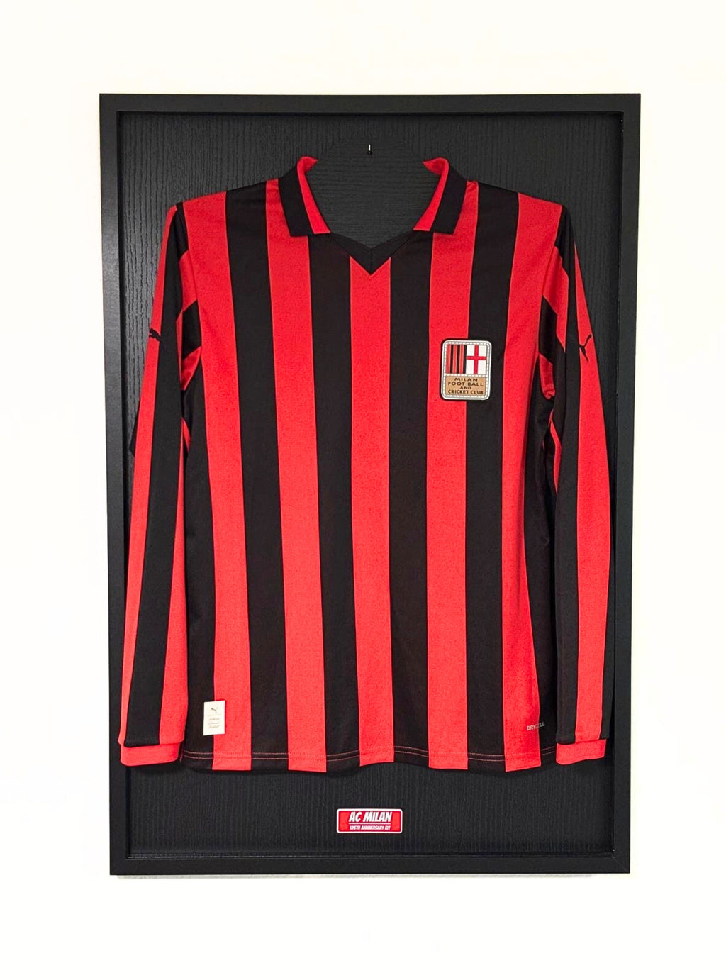 HIP MY WALL Fußball-Rahmen | AC Milan 125th Anniversary Trikot