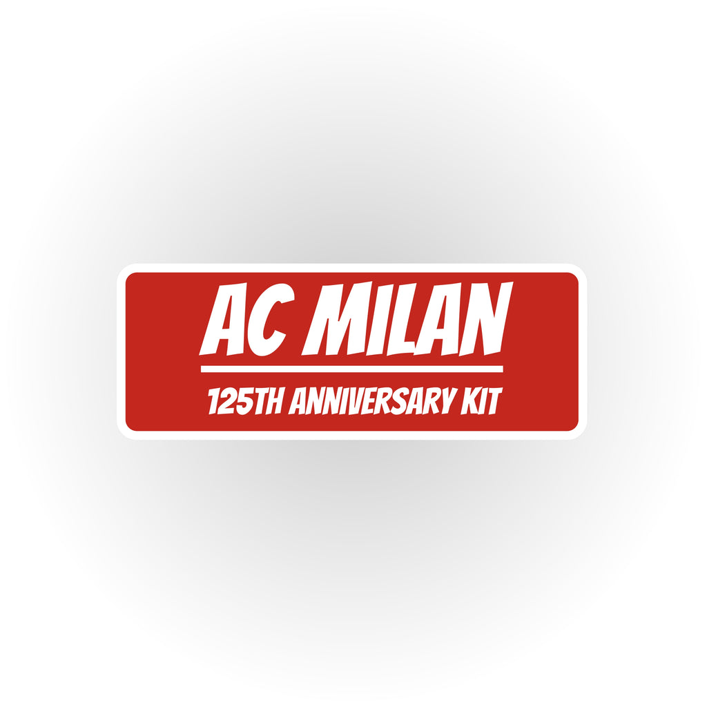 HIP MY WALL Fußball-Rahmen | AC Milan 125th Anniversary Trikot