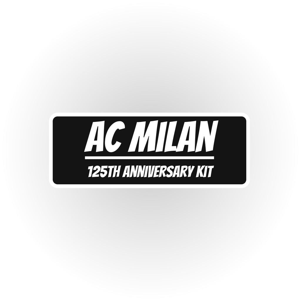 HIP MY WALL Fußball-Rahmen | AC Milan 125th Anniversary Trikot