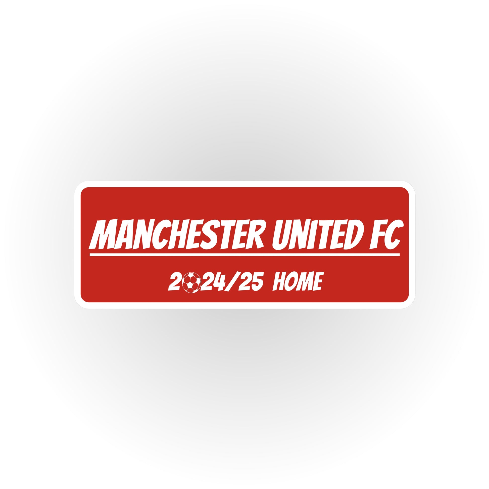 HIP MY WALL Fußball-Rahmen | Manchester United FC Heimtrikot