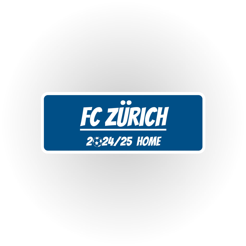 HIP MY WALL Fußball-Rahmen | FC Zürich Heimtrikot